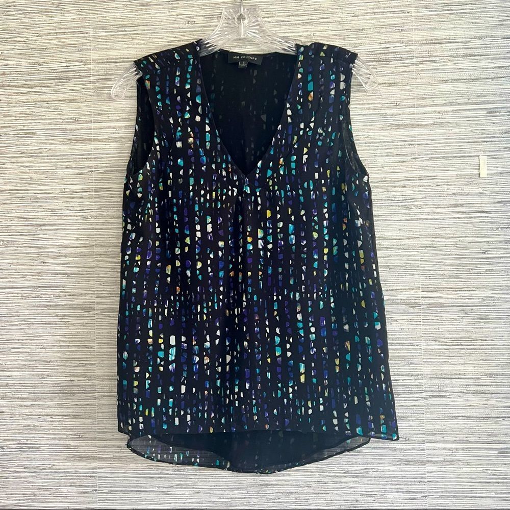 MM Couture Sleeveless Blouse Size: S
